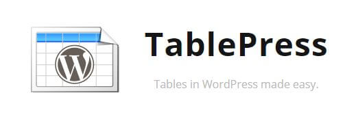 tablepress support